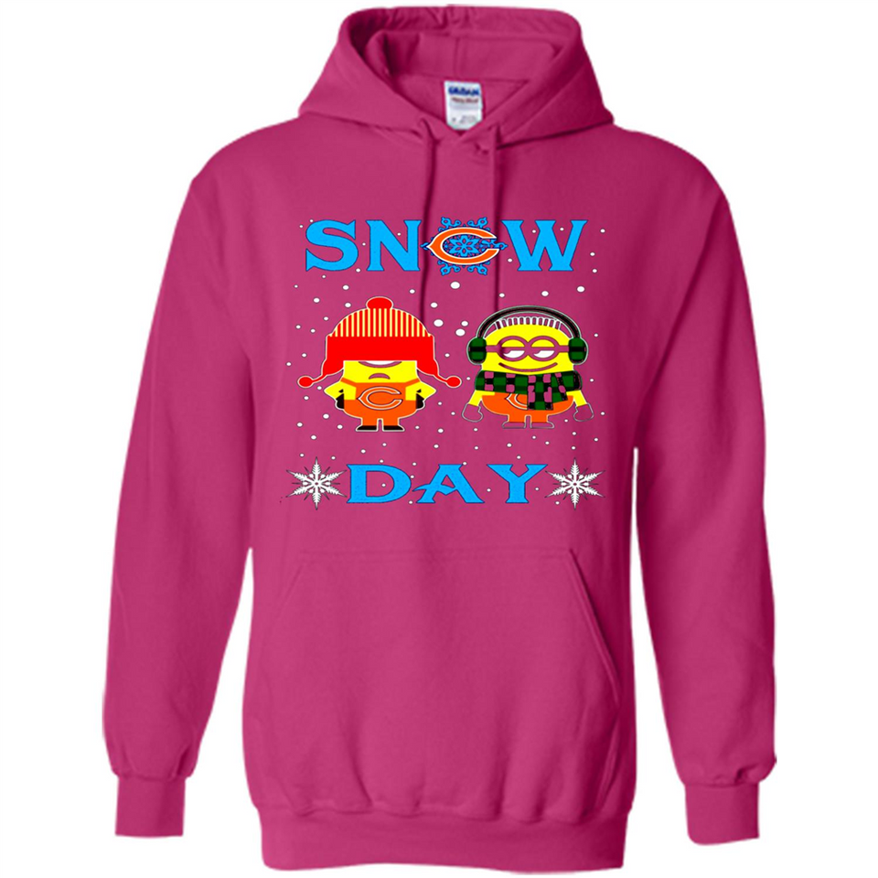 Snow Day Shirt For Chicago Bears Vs Minion Fans pingpong
