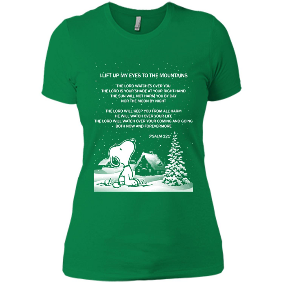 Snoopy Ugly Christmas - Ladies' Boyfriend T-Shirt