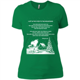 Snoopy Ugly Christmas - Ladies' Boyfriend T-Shirt