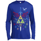 Song of Christmas Time the Legend of Zelda Ugly Sweater Perfect Christmas - Canvas Long Sleeve T-Shirt