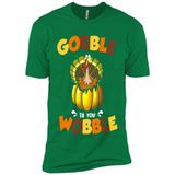 Gobble Til You Wobble Funny Thanksgiving Day Turkey