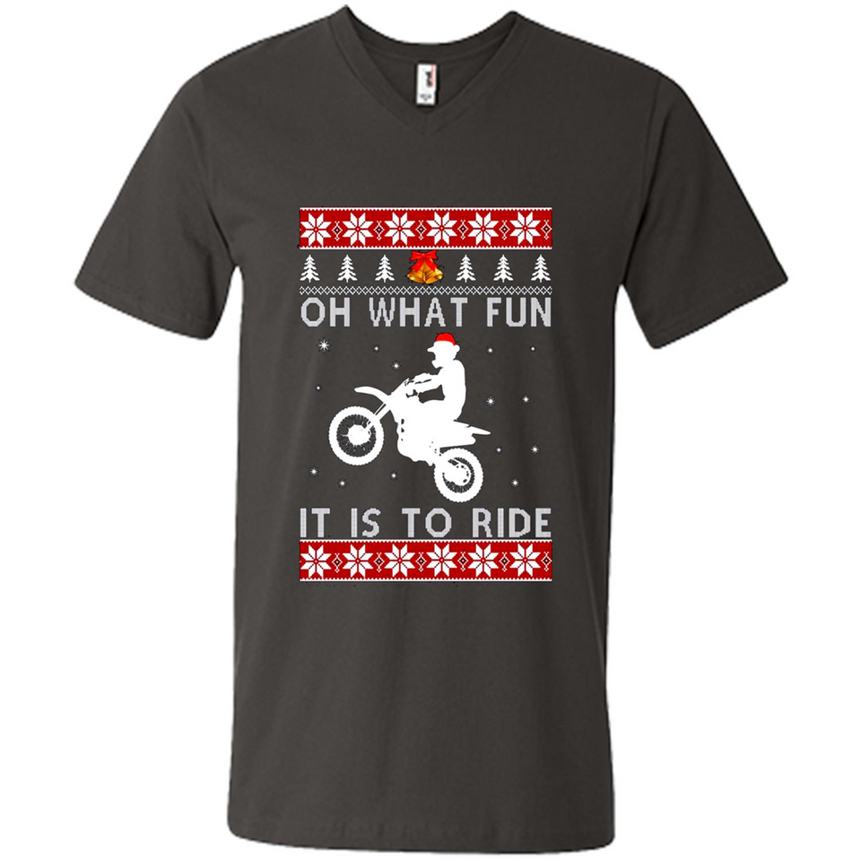 Motocross oh what fun it is to ride Christmas sweater PINGPONG