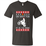 Motocross oh what fun it is to ride Christmas sweater PINGPONG