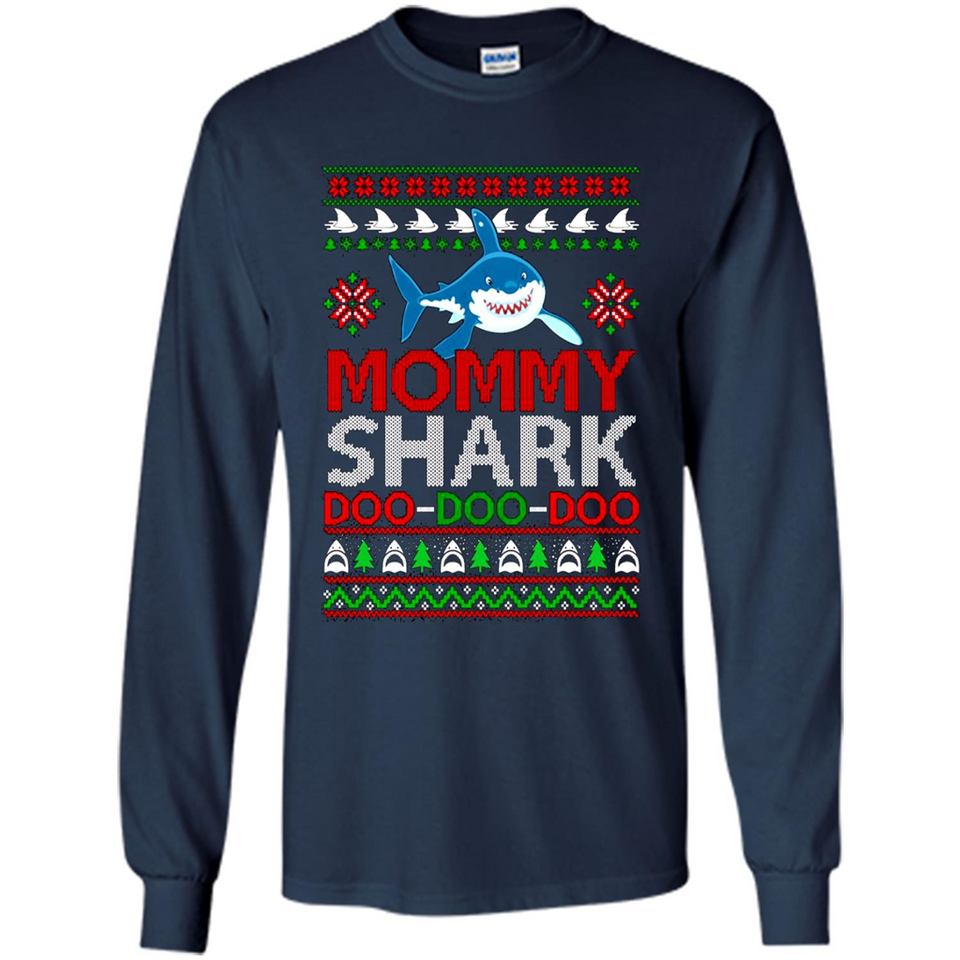 Mommy shark Doo Doo Doo Christmas sweatshirt PINGPONG