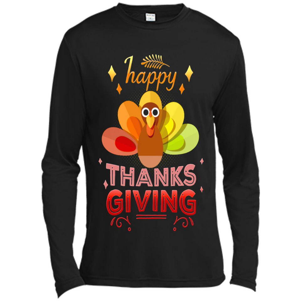 Happy Thanksgiving Turkey Day Colorful Cute