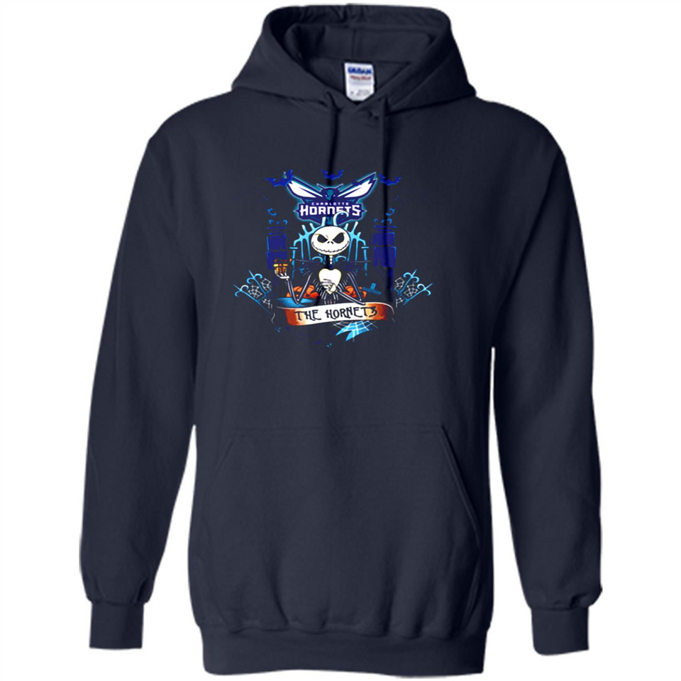 Charlotte Hornets Halloween The Nightmare Before Christmas - Hoodie