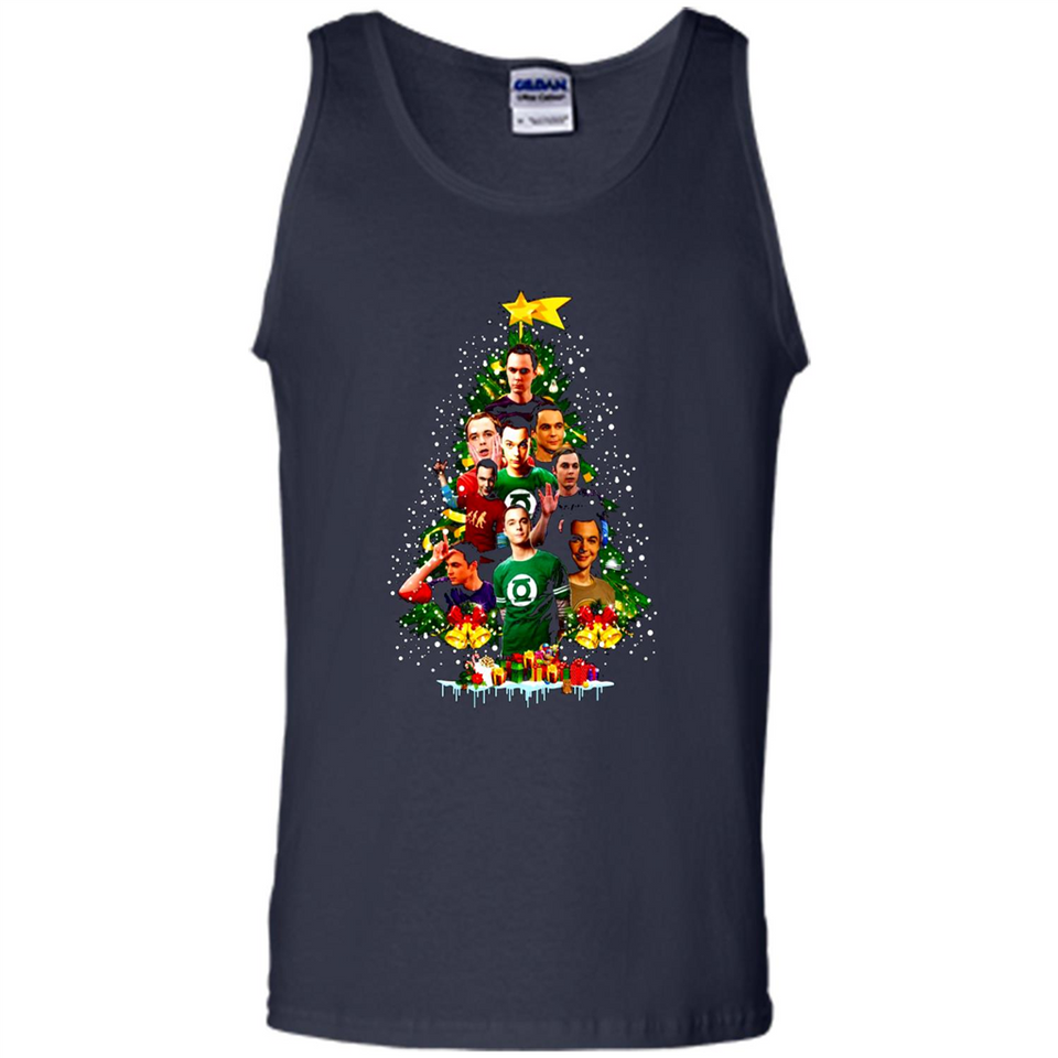 Sheldon Cooper Christmas tree sweater PINGPONG