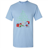 Snoopy Merry Christmas with Christmas tree T-Shirt - Shirt