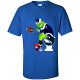 Los Angeles Rams Toilet Grinch Santa Claus Football Fan PINGPONG