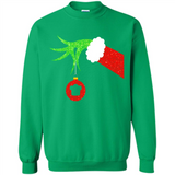 Funny Grinch Hand Holding Chef Ornament Christmas PING PONG