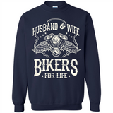 Husband & Wife Biker For Life Couple