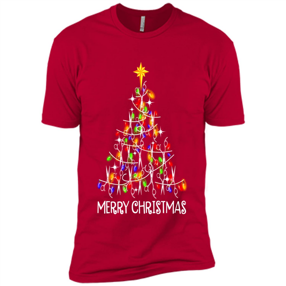 Hairstylist Merry Christmas Hairstylist Scissors Christmas Tree PING PONG