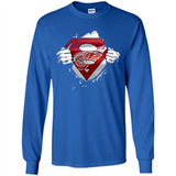 Detroit Red Wings And Superman Fans - Long Sleeve T-Shirt