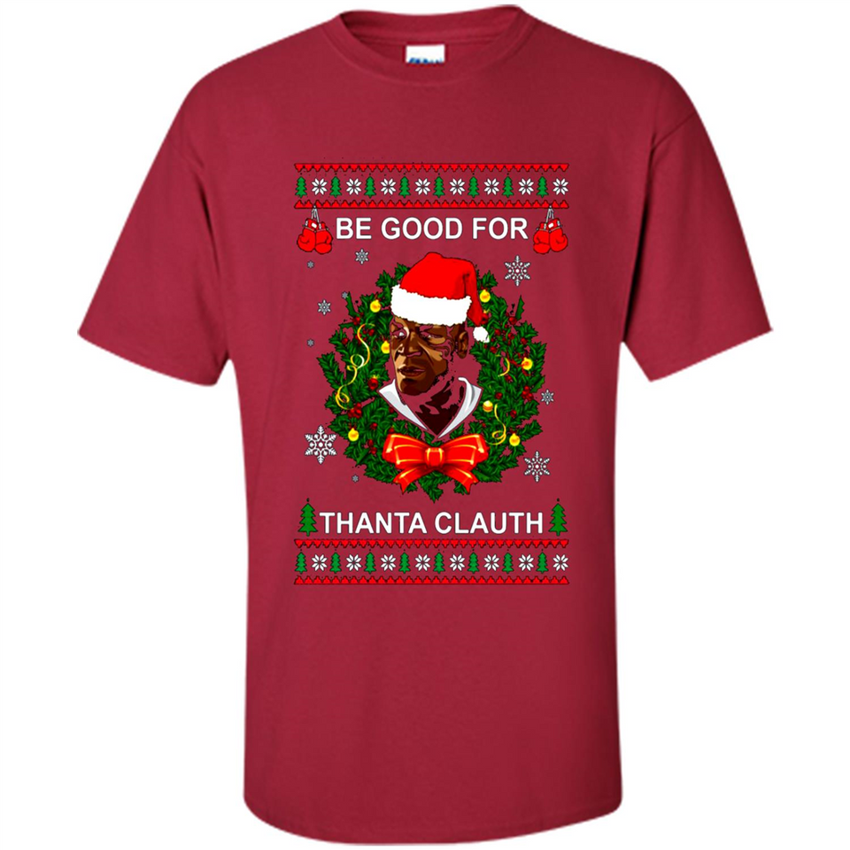 Mike Tyson Thanta Clauth Santa Claus Christmas sweater PINGPONG