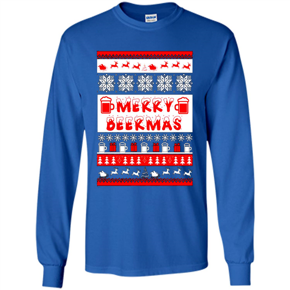 Merry Beermas Christmas sweater PINGPONG