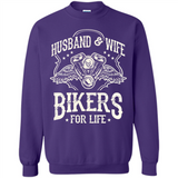 Husband & Wife Biker For Life Couple