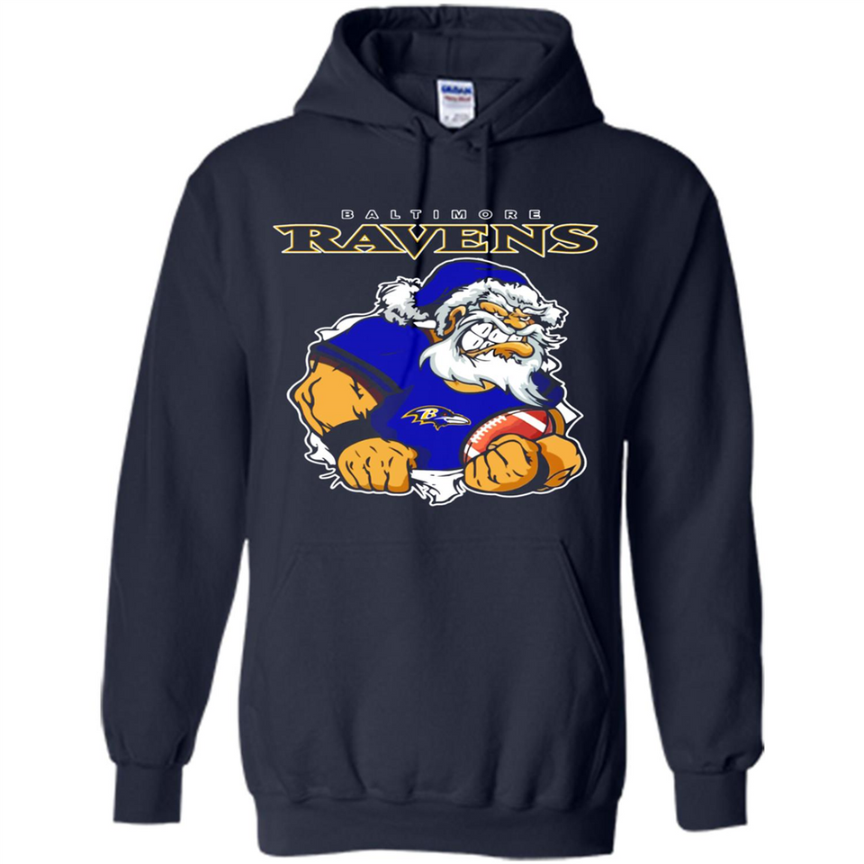 Grumpy Santa Claus Baltimore Ravens Football Team PINGPONG
