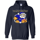 Grumpy Santa Claus Baltimore Ravens Football Team PINGPONG