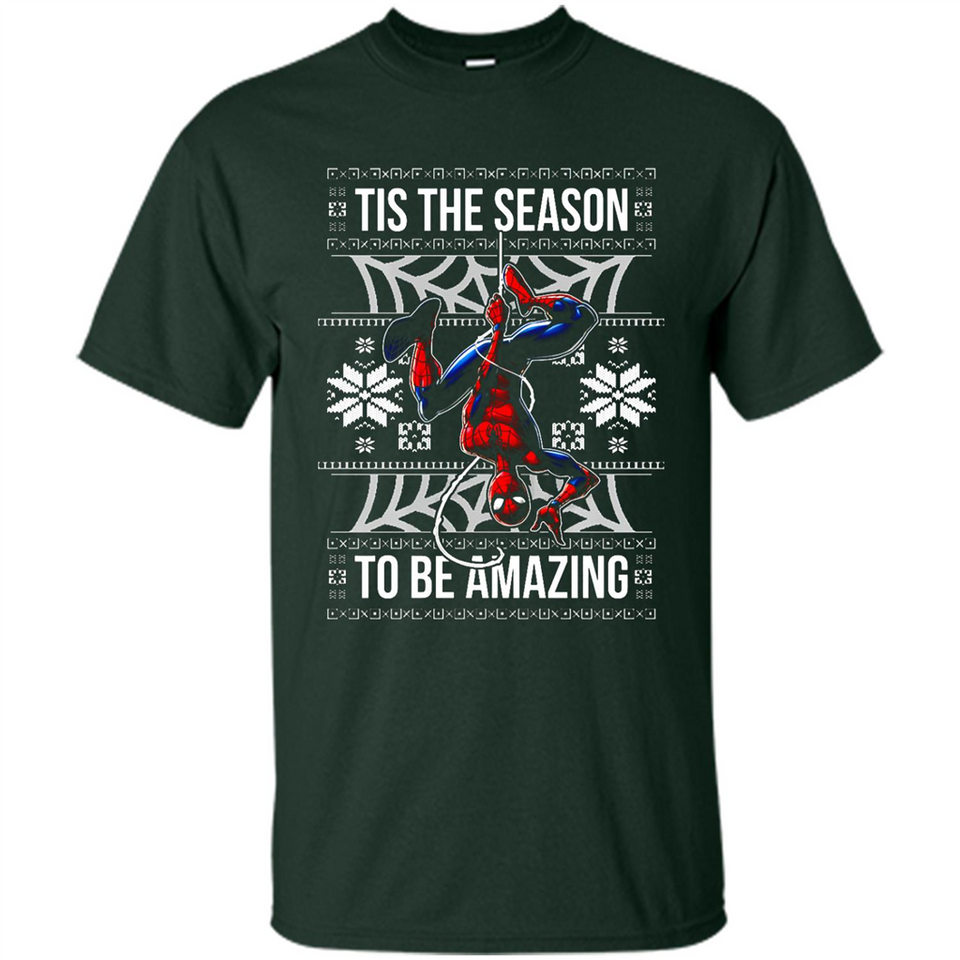 Marvel Spider Man Tis The Season To Be Amazing Ugly Christmas Mug PINGPONG - Shirt