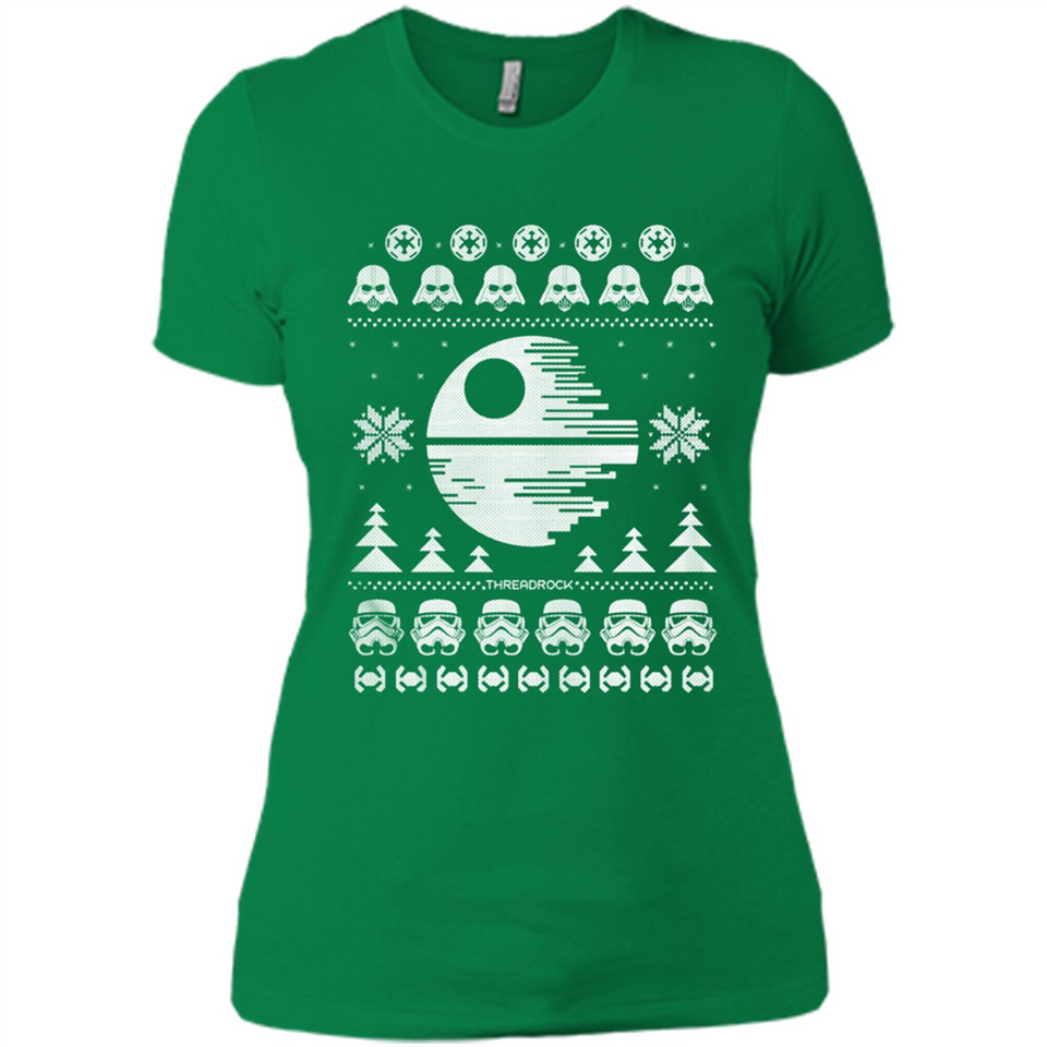 Star War Ugly Christmas 2018 - Ladies' Boyfriend T-Shirt