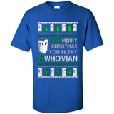 Merry Christmas You Filthy Whovian ugly sweater PINGPONG