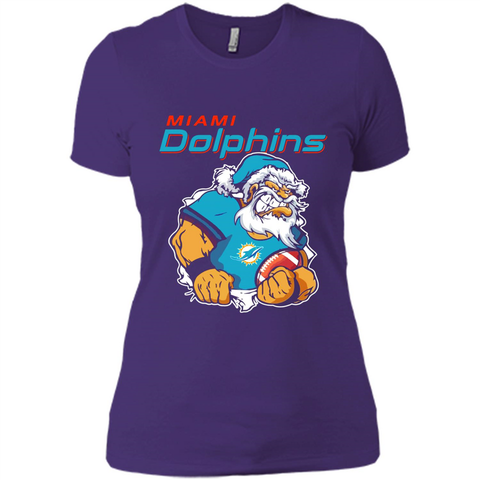 Grumpy Santa Claus Miami Dolphins Football Team PINGPONG