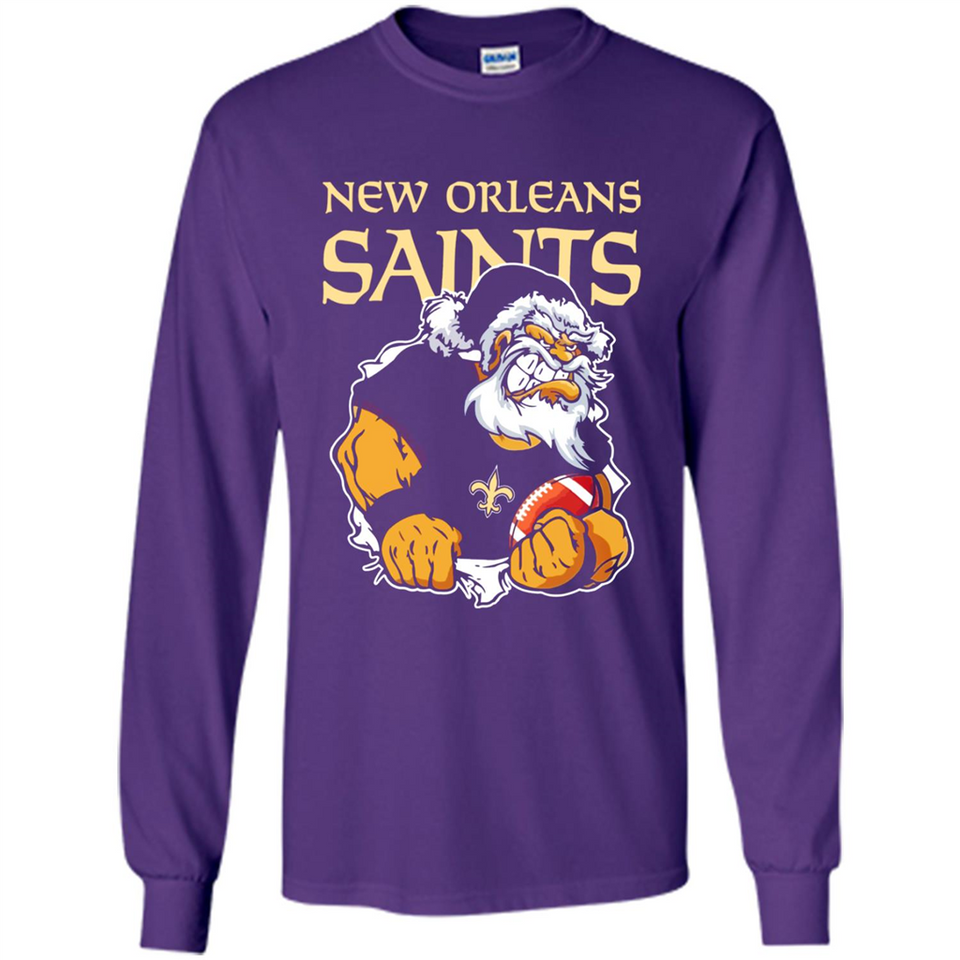 Grumpy Santa Claus New Orleans Saints Football Team PINGPONG