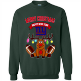 New York Giants NFL Reindeer Funny Merry Christmas And Happy New Year