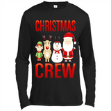 CHRISTMAS CREW Shirt X-mas Santa Snowman Reindeer Elf - Canvas Long Sleeve T-Shirt