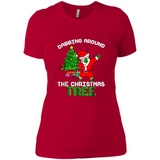 Christmas Dabbing Santa - Ladies' Boyfriend T-Shirt