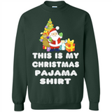 This is My Christmas Pajama Shirt - Santa Bear Tree Gift Tee