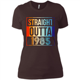 Retro Straight Outta 1985 33 Years Old - Ladies' Boyfriend T-Shirt