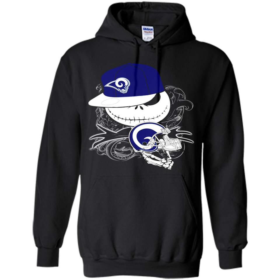 Jack Skellington The Nightmare Before Christmas-Rams Football - Hoodie