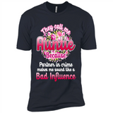 They Call Me Auntie Flower - Premium Short Sleeve T-Shirt