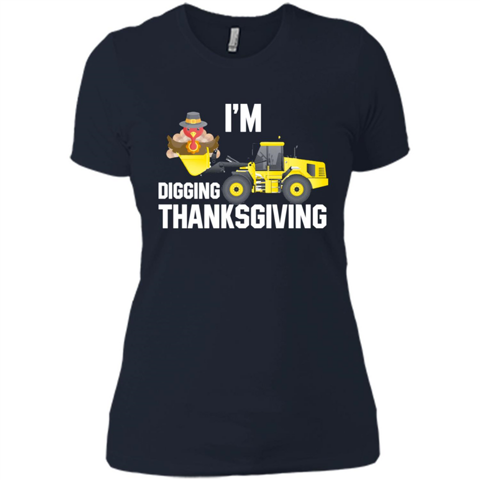 I'm Digging Thanksgiving Cute Turkey Tractor