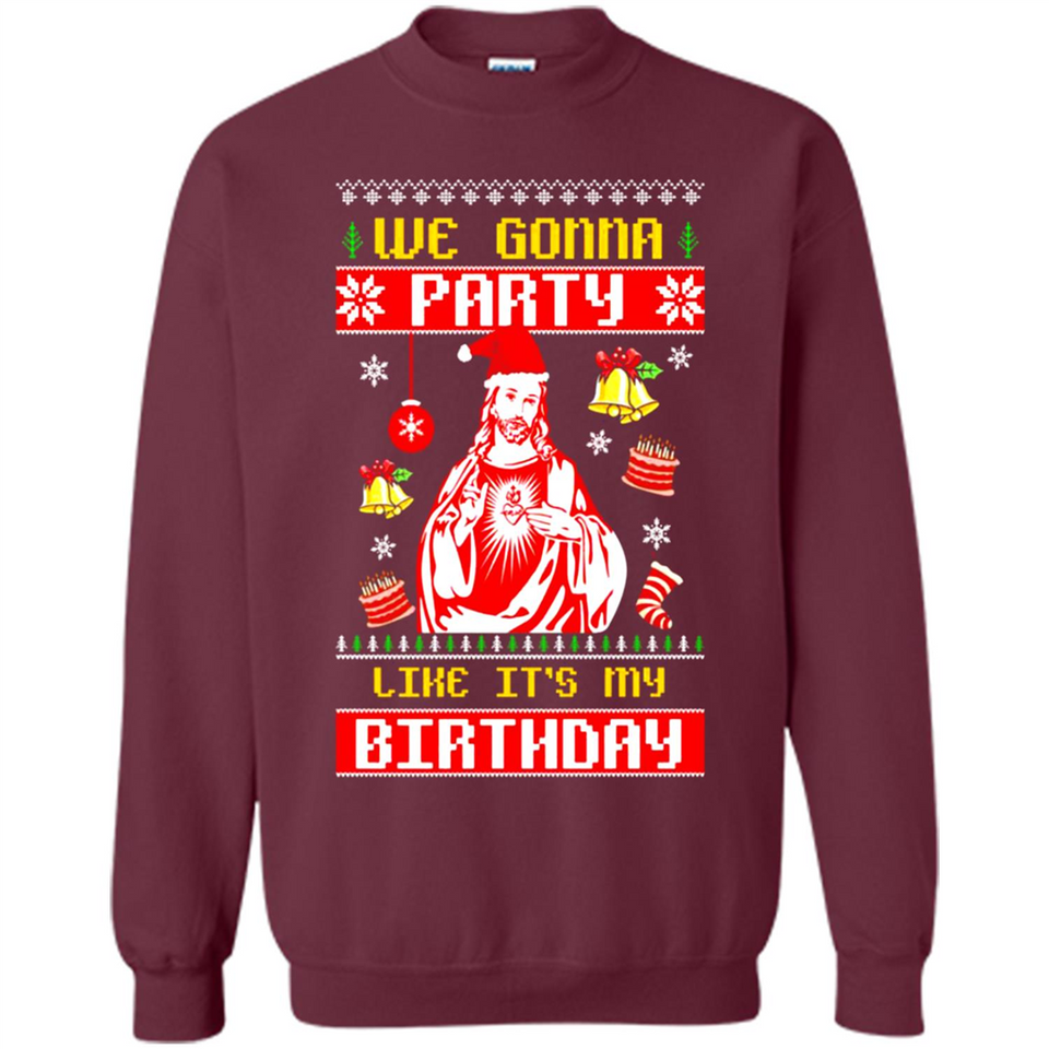 We Gonna Party Like It's My Birthday Jesus Christmas PINGPONG