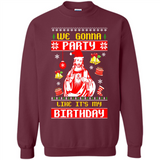 We Gonna Party Like It's My Birthday Jesus Christmas PINGPONG