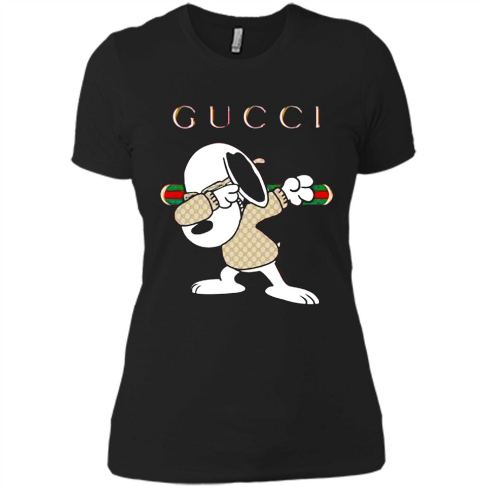 SNOOPY GUCCI DABBING - Ladies' Boyfriend T-Shirt