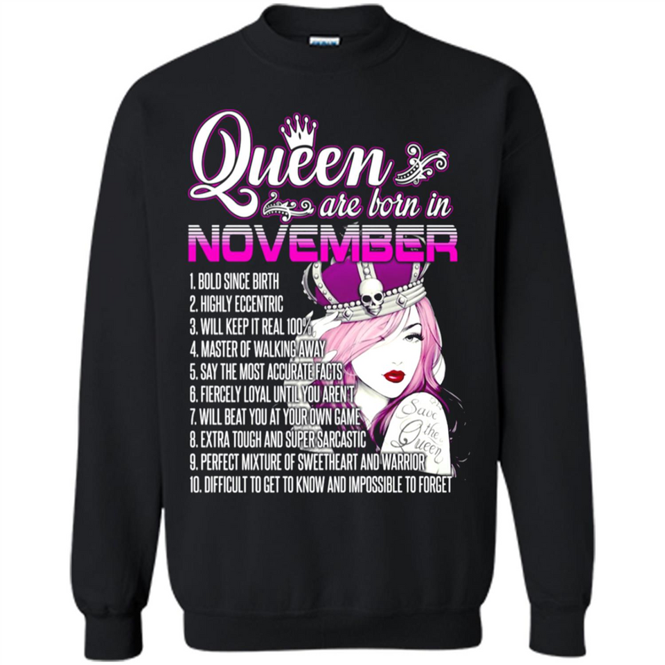 Queens Are Born In November Vintage Birthday