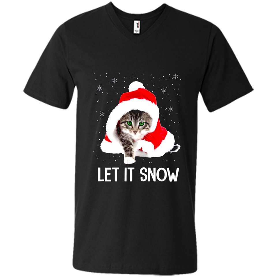 Let It Snow Cat Christmas sweater PINGPONG