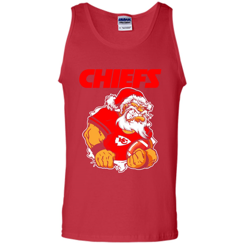 Grumpy Santa Claus Kansas City Chiefs Football Team PINGPONG