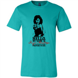 Hello My Name Is Inigo Montoya You Killed My Father Prepare To Die MERCHCUTE - Canvas Unisex T-Shirt