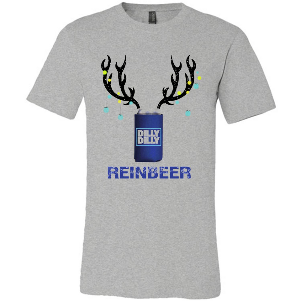Dilly Dilly Reinbeer Funny Beer Reindeer Christmas Sporty - Canvas Unisex T-Shirt