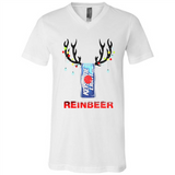 Keystone Light reinbeer Christmas - Canvas Unisex V-Neck