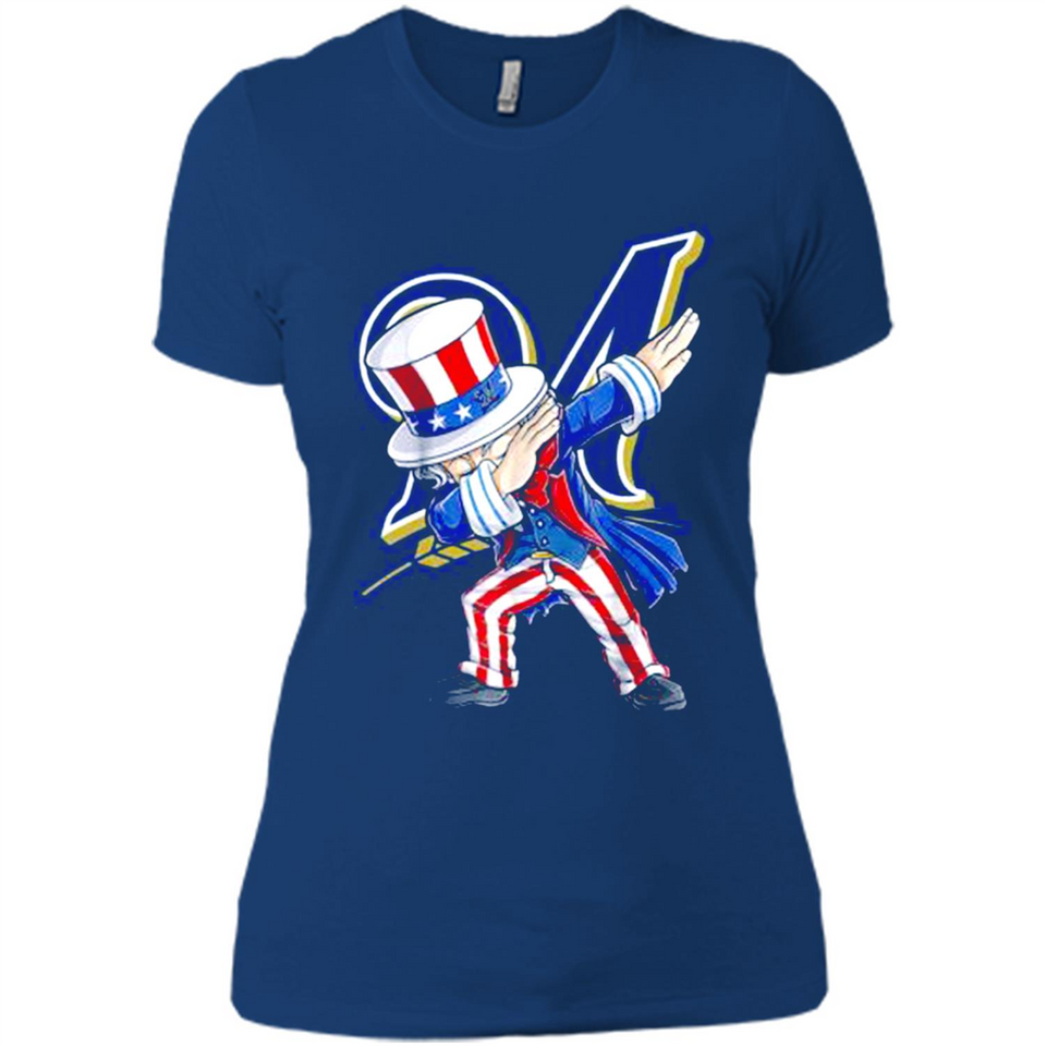 MLB MILWAUKEE BREWERS UNCLE SAM DABBING INDEPENDENCE DAY