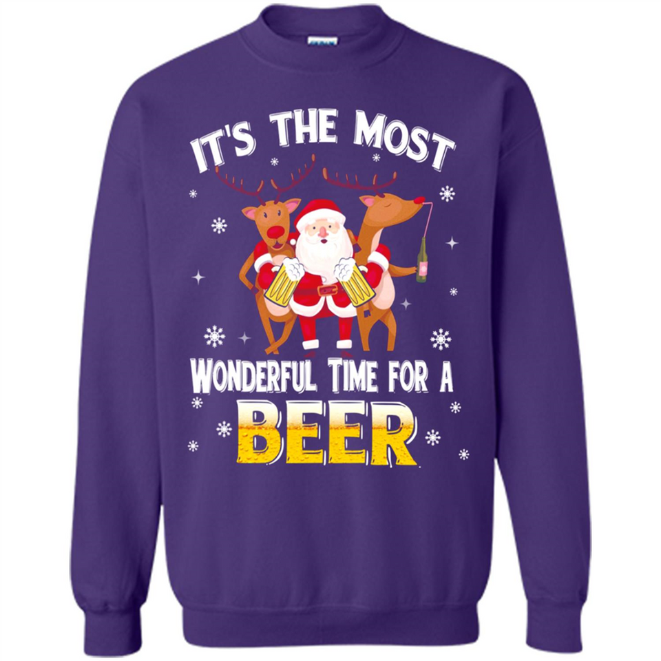 Its The Most Wonderful Time for a Beer - Sweatshirt