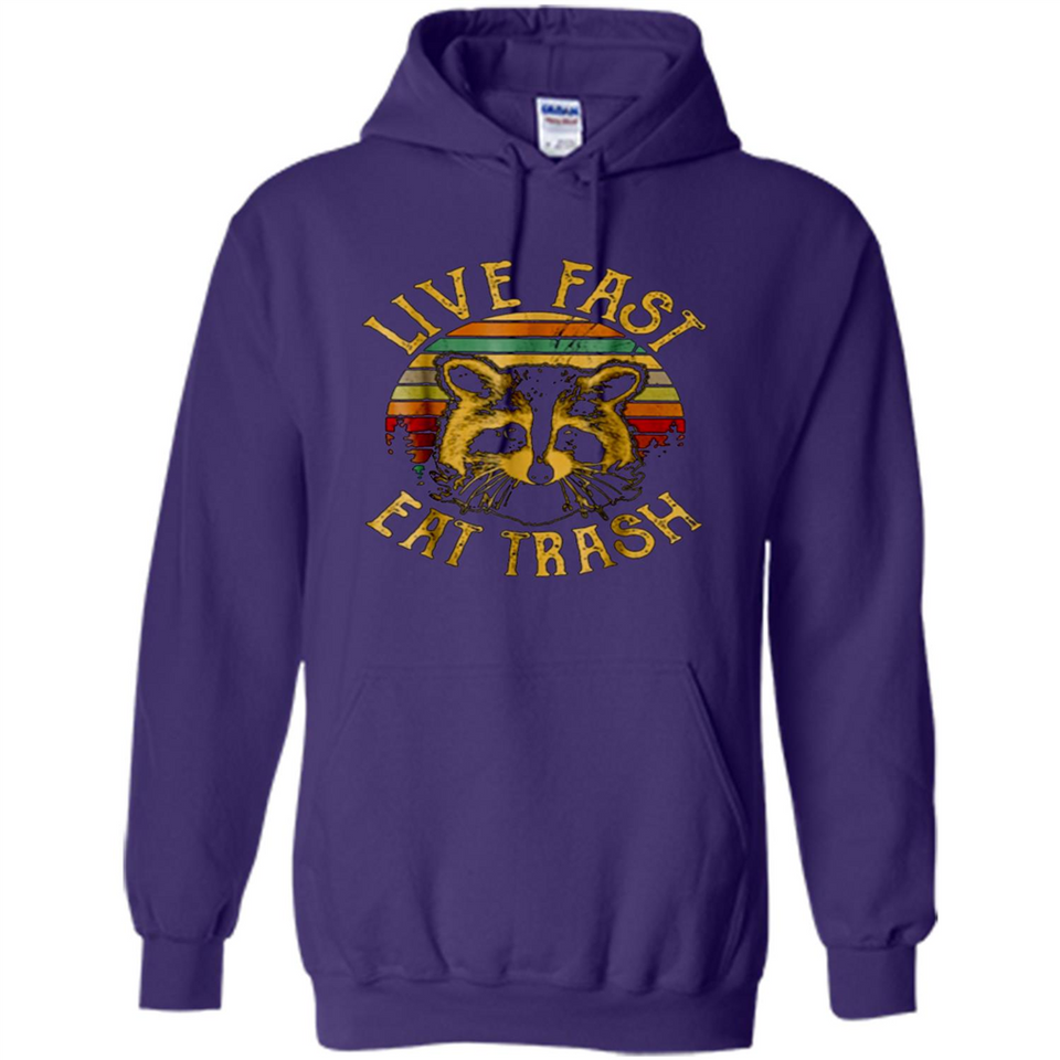 Live fast eat trash bear vintage camping PINGPONG