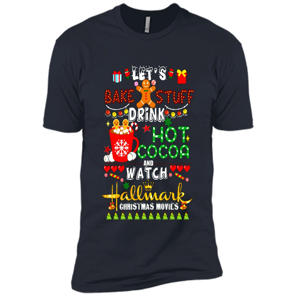 Let's Bake Stuff Drink Hot Cocoa Hallmark-Christmas Movies Sweatshirt PINGPONG
