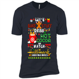 Let's Bake Stuff Drink Hot Cocoa Hallmark-Christmas Movies Sweatshirt PINGPONG