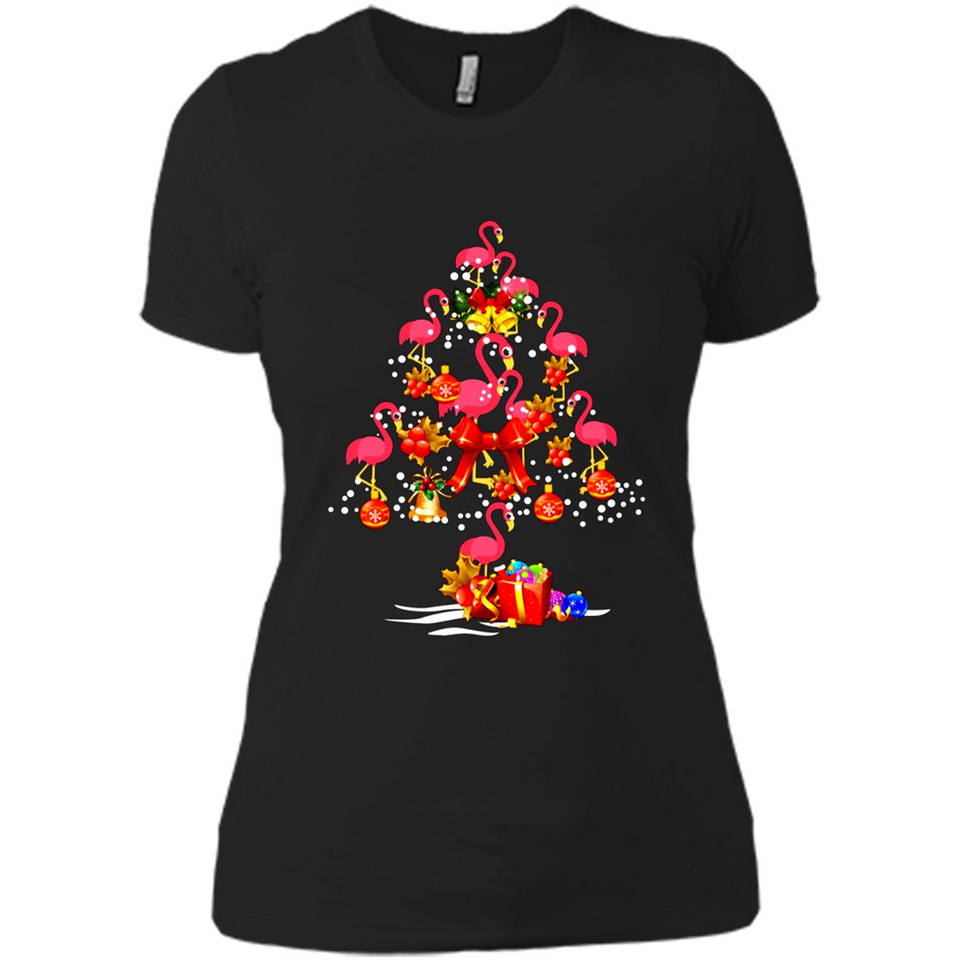 Flamingo Christmas Tree Merry Christmas Flamingo PING PONG